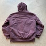 Vintage Carhartt Purple Cargo Vest Hooded Jacket - Image 5