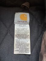 Vintage Yankees Carhartt Style Brown Hooded Jacket - XL - Image 4