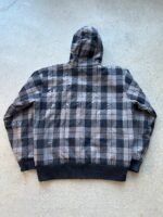 RARE! Vintage Plaid Carhartt Hooded Jacket - L - Image 4