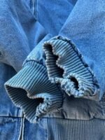 Vintage Yankee Carhartt Style Denim Hooded Jacket - XL - Image 6