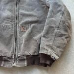 Vintage Carhartt Faded Brown Hooded Jacket - XL - Image 2