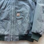 Vintage Carhartt Faded Green Hooded Jacket - XL - Image 3