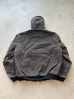 Vintage Carhartt Faded Brown Hooded Jacket - L - Image 4