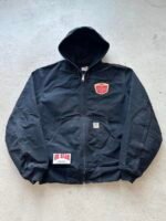 Vintage Carhartt Black Hooded Jacket - L