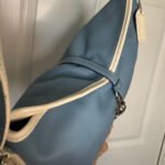 Vintage Y2k COACH Hampton Clip Blue Hobo Shoulder Bag - Image 6