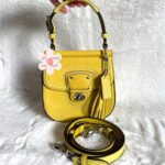 y2k COACH Legacy Yellow Top Handle Crossbody