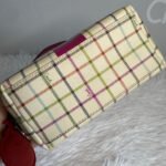 y2k COACH Heritage Plaid Mini Purse Shoulder Bag Wristlet - Image 3