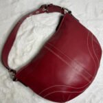 Y2k COACH F10908 Red Solo Hobo Shoulder Bag - Image 2