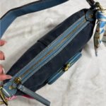 y2k COACH Vintage Kisslock Stripe Top Handle Mini Purse - Image 10