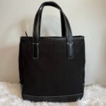 Vintage COACH y2k Black Hampton Canvas Tote - Image 2