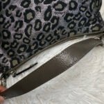 y2k COACH Leopard Silver Metallic Mini Purse shoulder bag - Image 7