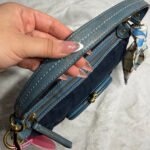 y2k COACH Vintage Kisslock Stripe Top Handle Mini Purse - Image 12