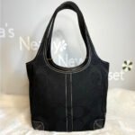 y2k COACH Black Signature 2007 Legacy Ergo Hobo Shoulder Bag - Image 2