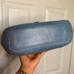 Vintage Y2k COACH Hampton Clip Blue Hobo Shoulder Bag - Image 5