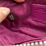 COACH Mini Purse Wristlet 15 in Leather F64791 - Image 8