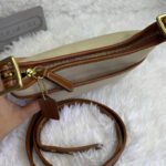 Vintage COACH y2k 2002 9123 Legacy Khaki Leather Canvas Crossbody Shoulder Bag - Image 9