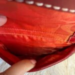 Vintage COACH y2k Red Natural Legacy Straw Tote Bag - Image 8