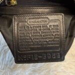 Vintage COACH 2001 Black Suede Shoulder Bag - Image 8