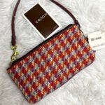 NWT COACH Hampton Houndstooth Wristlet - Image 2