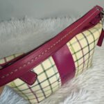 y2k COACH Heritage Plaid Mini Purse Shoulder Bag Wristlet - Image 4