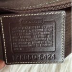 y2k Coach Vintage Brown Stud Gold Hobo Mini Purse Shoulder Bag - Image 3