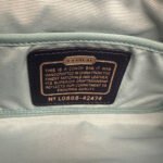 y2k COACH Parker Turnlock Straw Clutch Wallet - Image 7