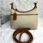 Vintage COACH y2k 2002 9123 Legacy Khaki Leather Canvas Crossbody Shoulder Bag - Image 2