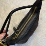 Vintage COACH 2001 Black Suede Shoulder Bag - Image 6