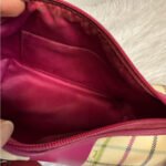 y2k COACH Heritage Plaid Mini Purse Shoulder Bag Wristlet - Image 10