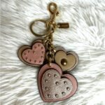 Coach Studded Heart Applique Bag Charm F40696