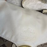 y2k COACH 2007 Bleeker 11434 Brown Bone Canvas Flap Shoulder Bag - Image 7