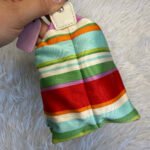 y2k COACH F40494 Hampton Stripped Mini Bag Purse - Image 5