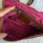 y2k COACH Vintage Denim Suede Striped Crossbody  Shoulder Bag - Image 11