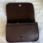 Vintage COACH Mahogany Convertible Clutch 9635 Costa Rica Crossbody Shoulder Bag - Image 3