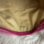 COACH Rugby Stripe Pink Leather Duffle Crossbody Shoulder Bag F13357 - Image 7