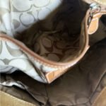 y2k COACH Vintage Tan Soho Double Strap Shoulder Bag Purse - Image 4