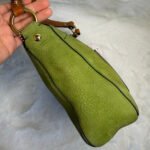 RARE y2k COACH 8A54 Chelsea Hobo Turnlock Nubuc Green Shoulder Bag - Image 8
