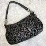 y2k COACH Leopard Silver Metallic Mini Purse shoulder bag - Image 2