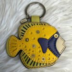 Vintage COACH y2k Fish Key Fob 1674 Bag Charm