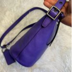 COACH 2014 Bleeker Sport Mini Duffle Purple 32281 Crossbody Shoulder Bag - Image 4