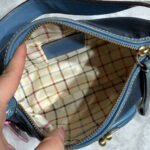 y2k COACH Vintage Kisslock Stripe Top Handle Mini Purse - Image 7