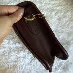 Vintage COACH Mahogany Convertible Clutch 9635 Costa Rica Crossbody Shoulder Bag - Image 8