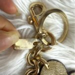 Coach Studded Heart Applique Bag Charm F40696 - Image 6