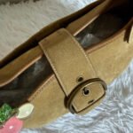 y2k COACH Vintage Tan Soho Double Strap Shoulder Bag Purse - Image 9