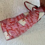 y2k Coach Vintage Red Patent Leather Perfume Print Tote - Image 5