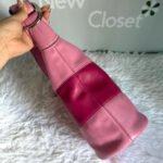 NWT COACH Rugby Stripe Pink Leather Duffle Crossbody Shoulder Bag F13357 - Image 4
