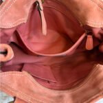 y2k COACH Vintage Soho Buckle Tan Suede Satchel Handbag - Image 8