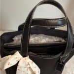 Vintage COACH y2k Black Hampton Canvas Tote - Image 7