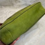 RARE y2k COACH 8A54 Chelsea Hobo Turnlock Nubuc Green Shoulder Bag - Image 4