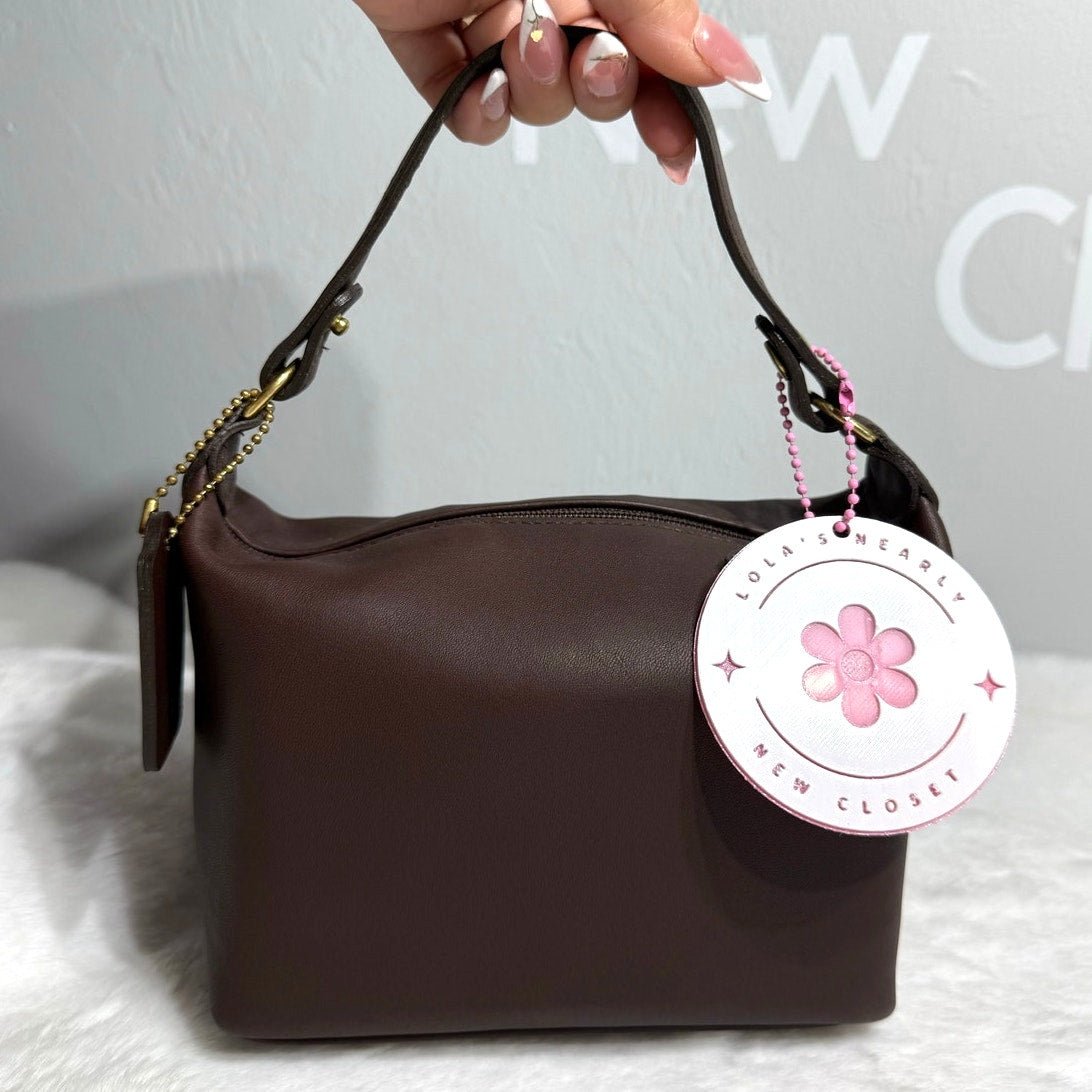 810c5b8f-a548-4247-aba5-2f1f135a278e Vintage COACH Classic Pouch Mahogany 9261 Dominican Republic - Image 1